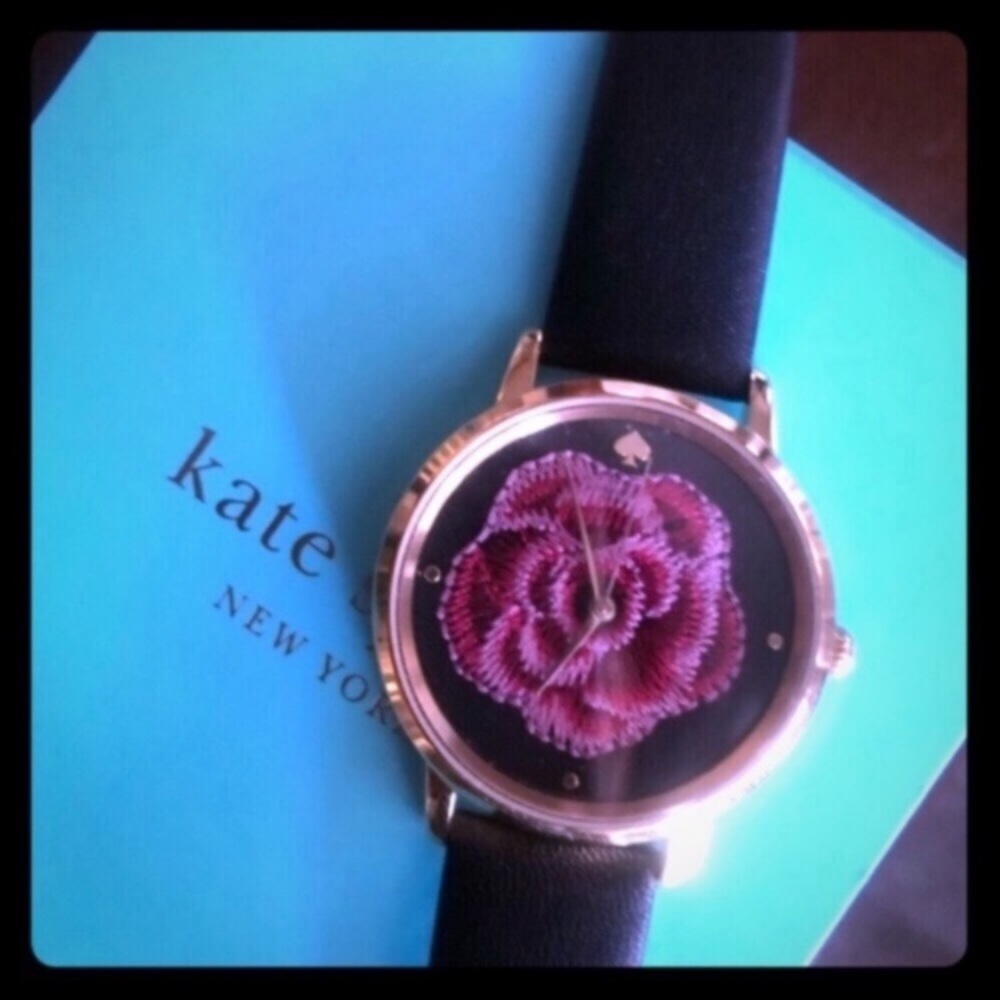 Kate spade women’s embroidered watch nwot